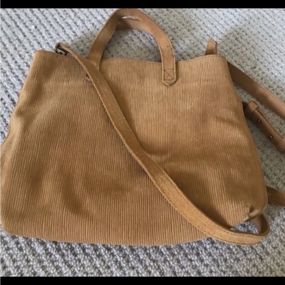 Madewell the transport corduroy suede small crossbody bag purse - Picture 8 of 14
